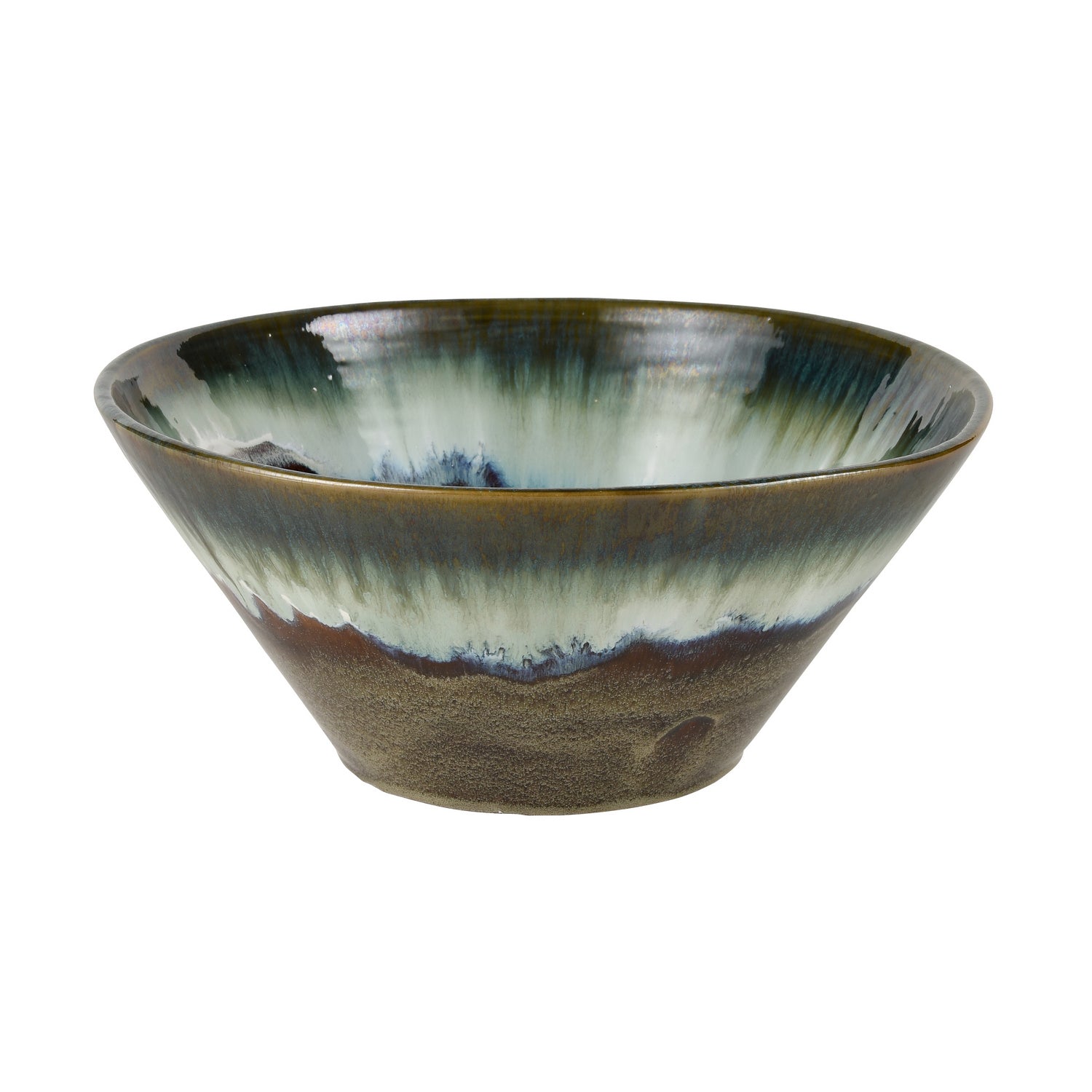 ELK Home - S0017-8218 - Bowl - Roker - Green Reactive