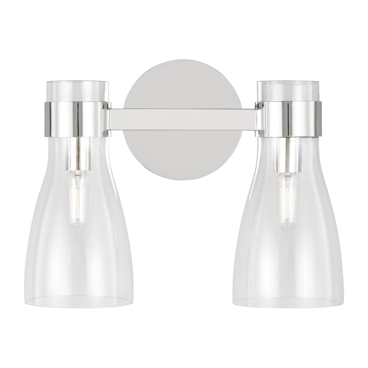 Visual Comfort Studio - AEV1002PN - Two Light Bath Fixture - Moritz - Polished Nickel