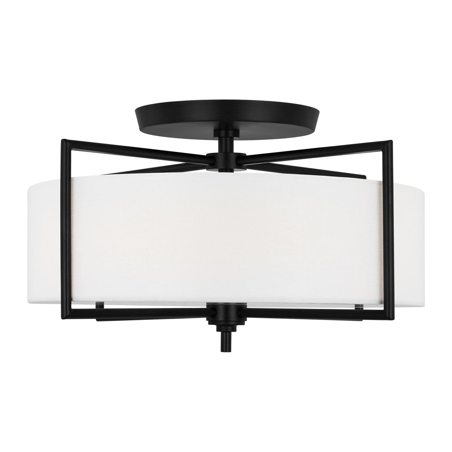 Visual Comfort Studio - CF1113AI - Three Light Semi-Flush Mount - Perno - Aged Iron