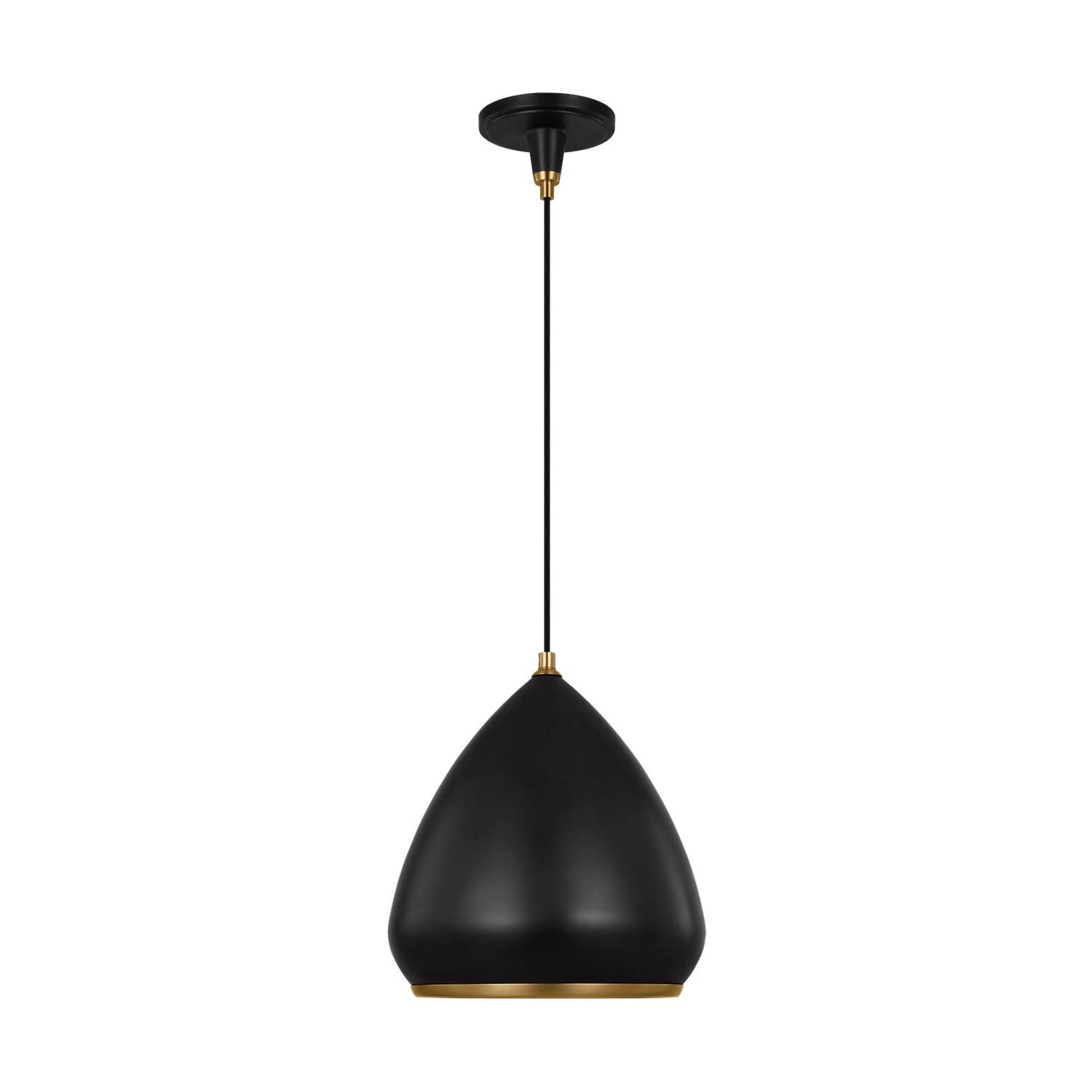 Visual Comfort Studio - TP1121AIBBS - One Light Pendant - Clasica - Aged Iron