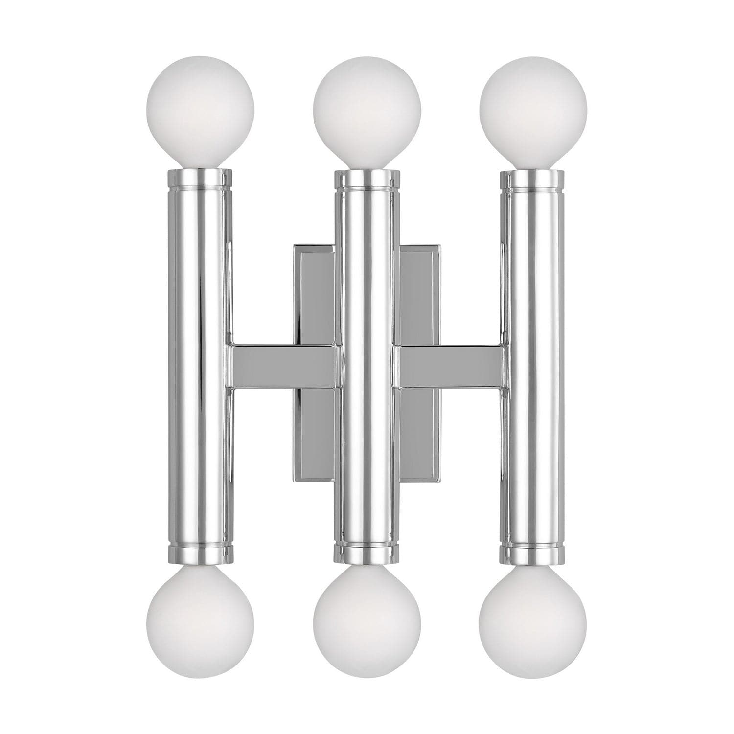 Visual Comfort Studio - TW1146PN - Six Light Wall Sconce - Beckham Modern - Polished Nickel