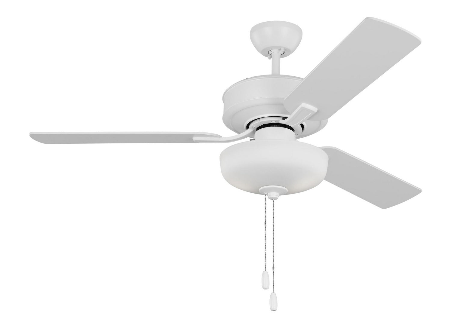 Generation Lighting. - 3LD48RZWD - 48" Ceiling Fan - Linden - Matte White