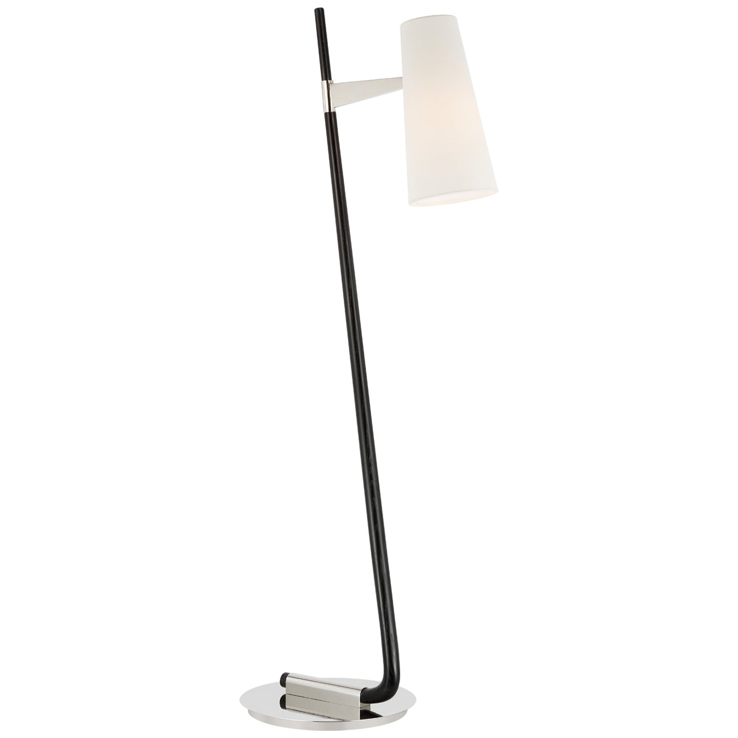 Visual Comfort Signature - ARN 1060EB/PN-L - LED Floor Lamp - Katia - Ebony and Polished Nickel