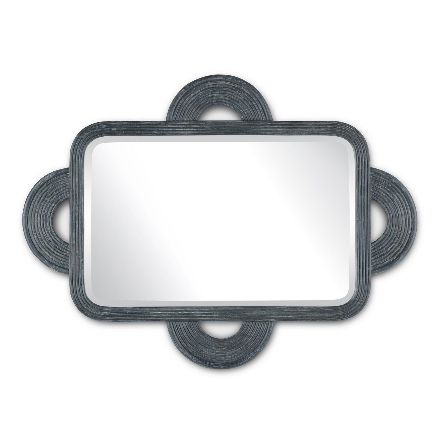 Mirror from the Santos collection in Vintage Navy/Mirror finish