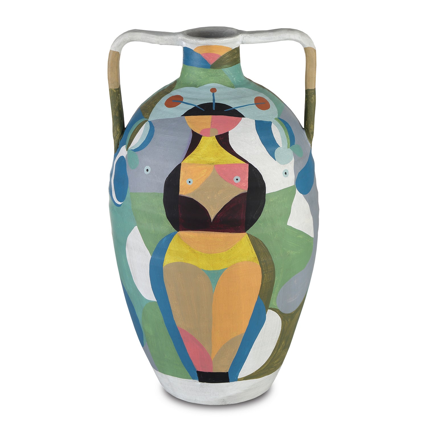 Vase from the Amphora collection in Multicolor finish