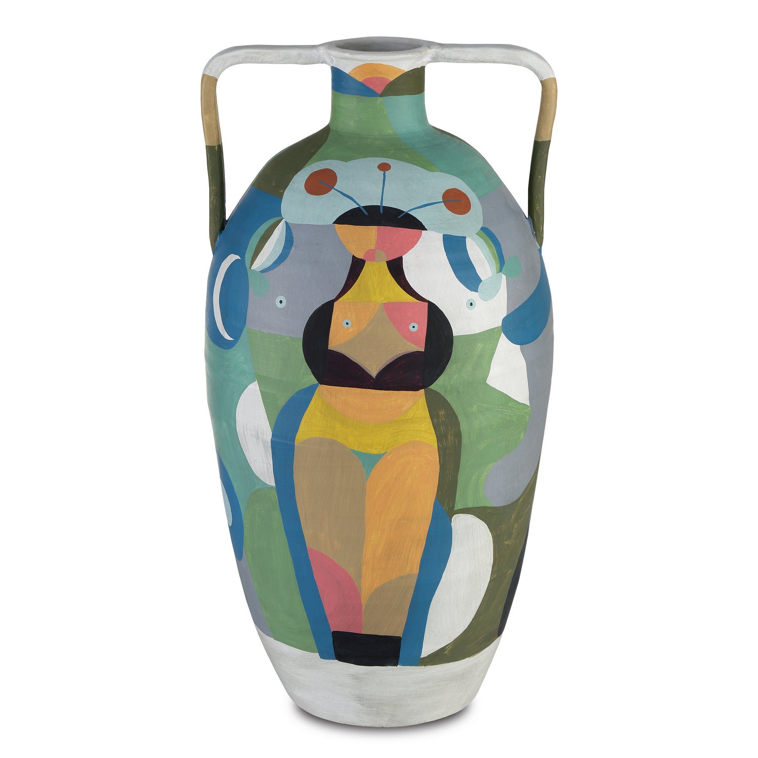 Vase from the Amphora collection in Multicolor finish