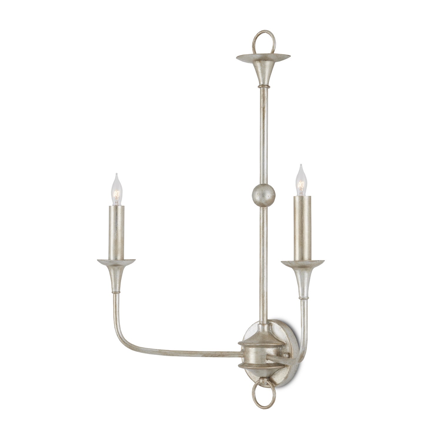 Two Light Wall Sconce from the Nottaway collection in Champagne finish