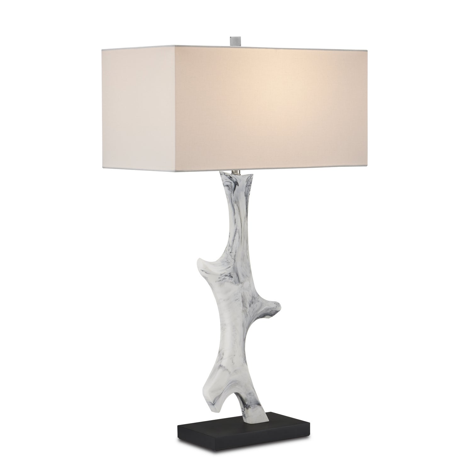 One Light Table Lamp from the Devant collection in White/Gray/Black finish