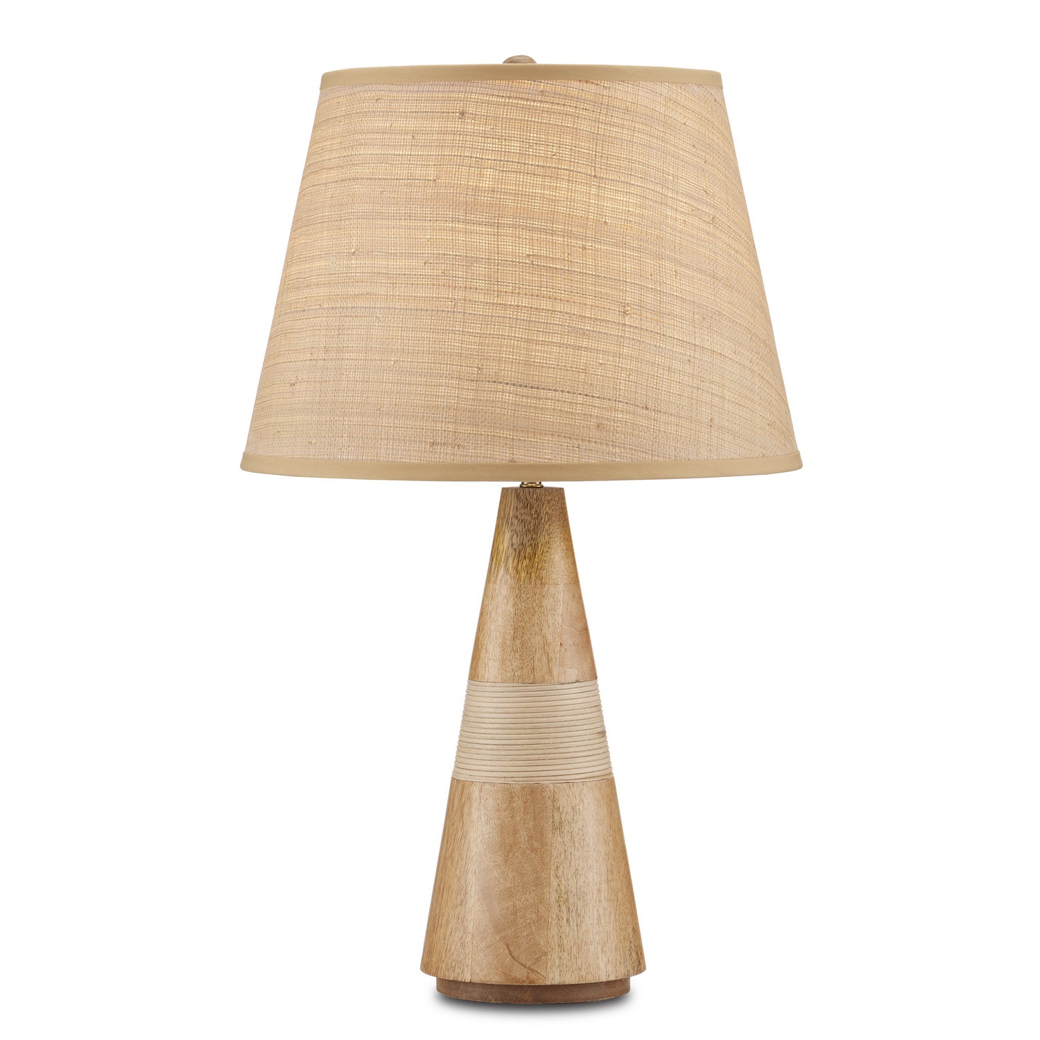 One Light Table Lamp from the Amalia collection in Natural/Brass finish