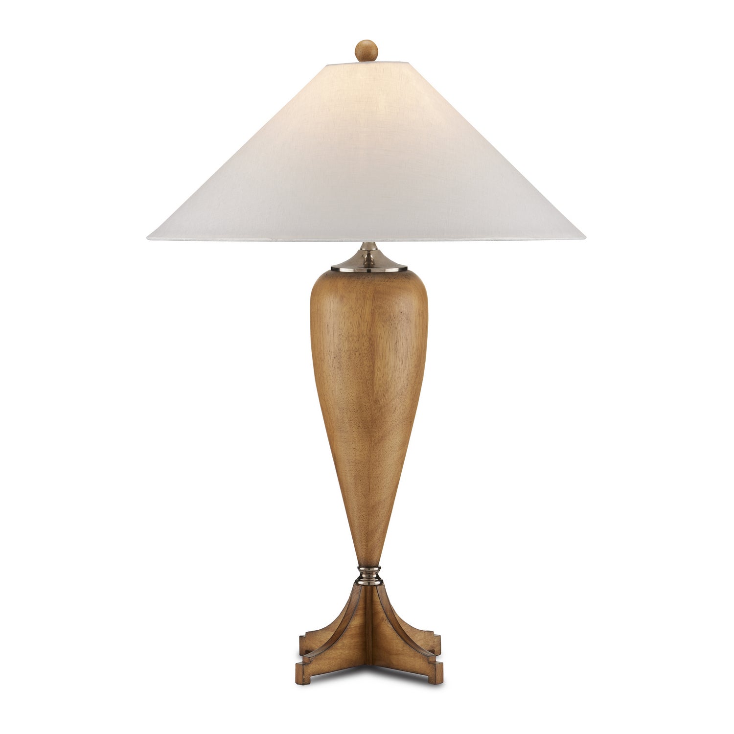 One Light Table Lamp from the Hastings collection in Natural/Antique Nickel finish