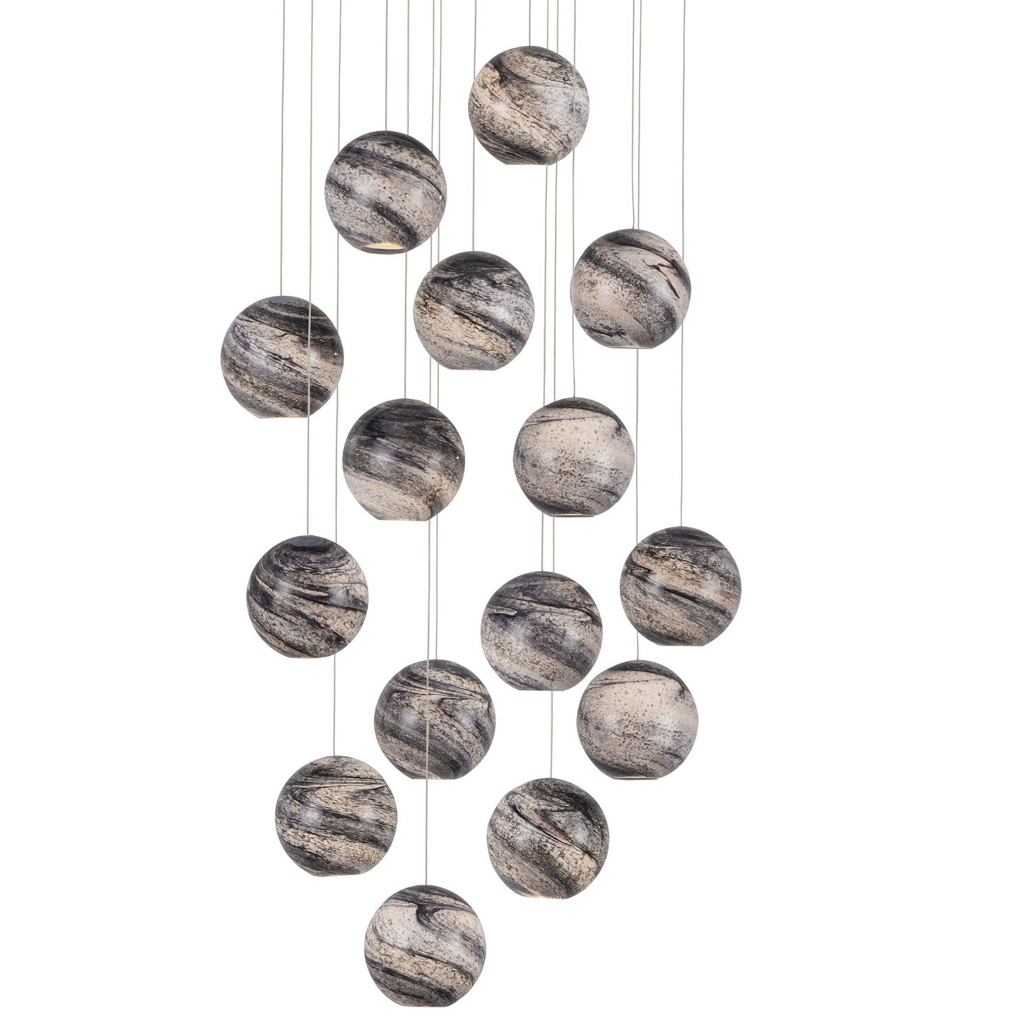 15 Light Pendant from the Palatino collection in Earth with Speckles finish