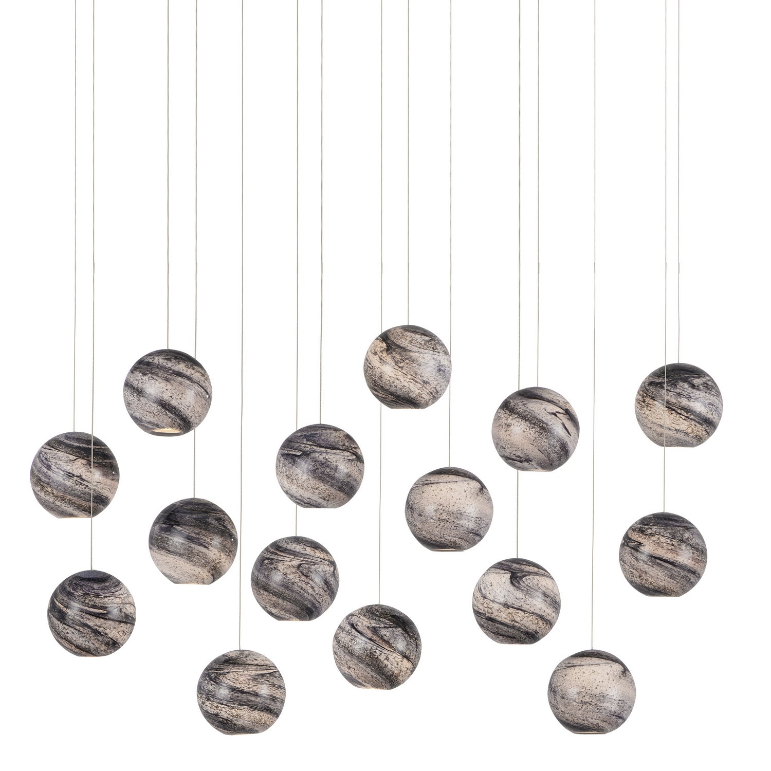 15 Light Pendant from the Palatino collection in Earth with Speckles finish