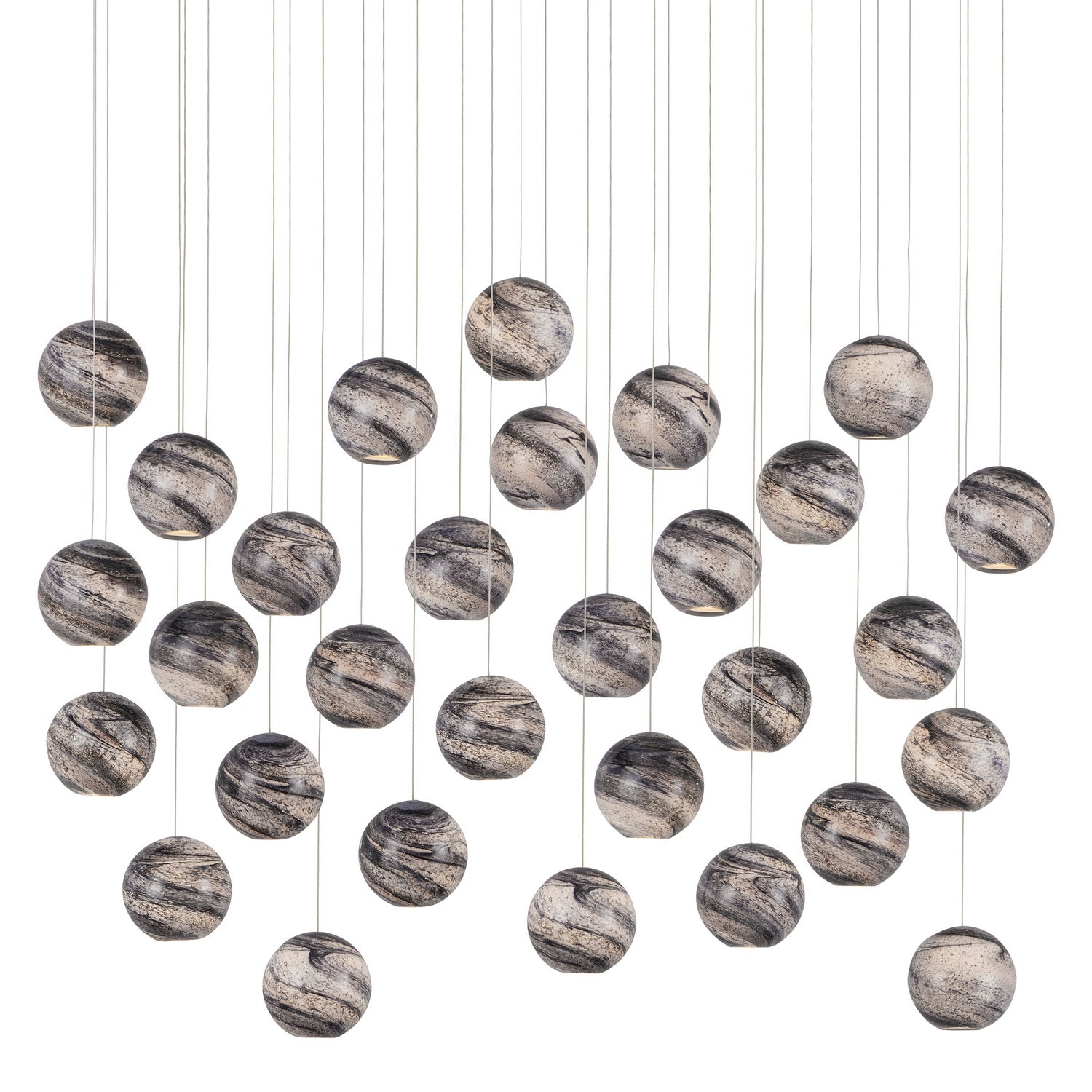 30 Light Pendant from the Palatino collection in Earth with Speckles finish