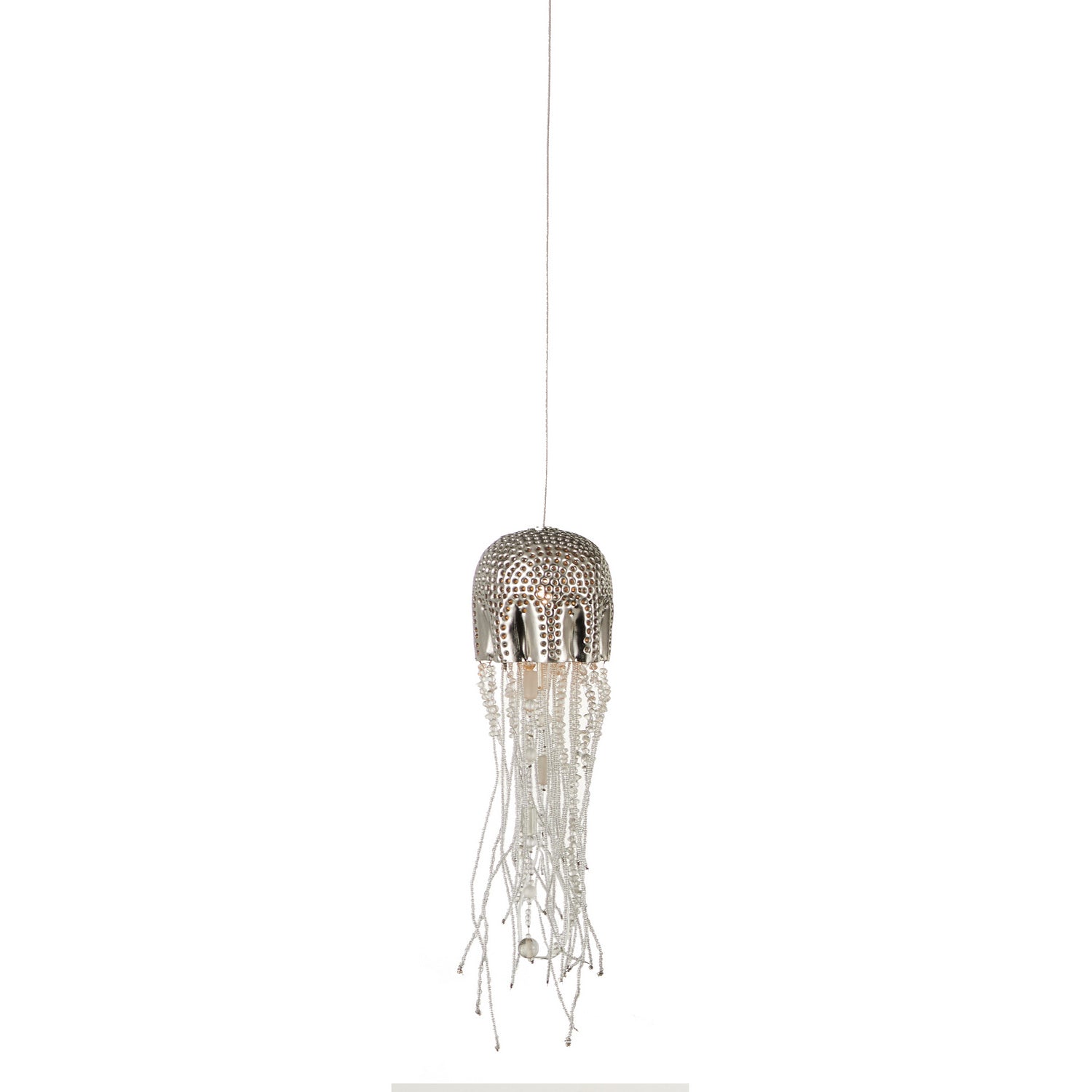 One Light Pendant from the Medusa collection in Nickel finish