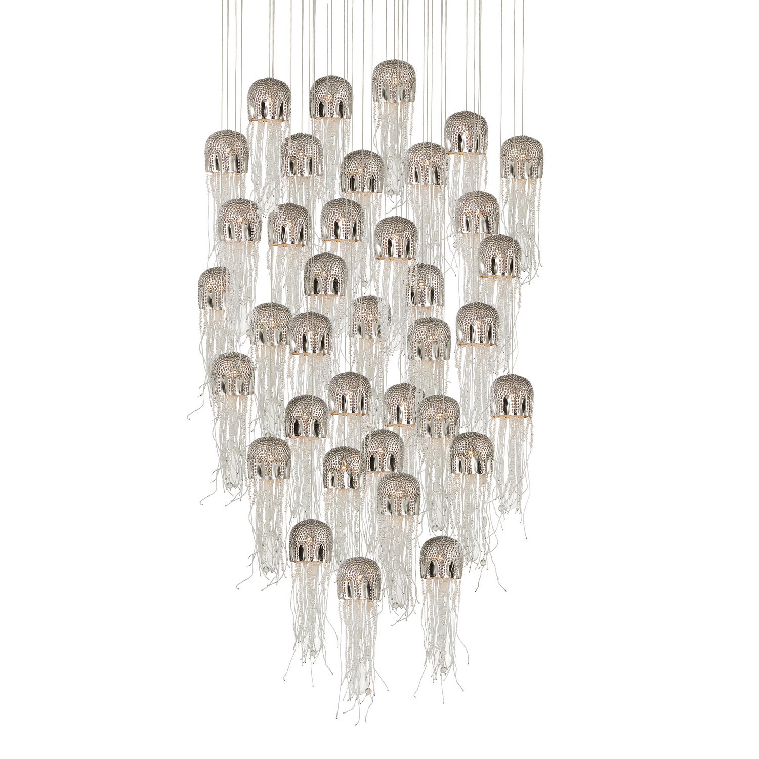 36 Light Pendant from the Medusa collection in Nickel finish