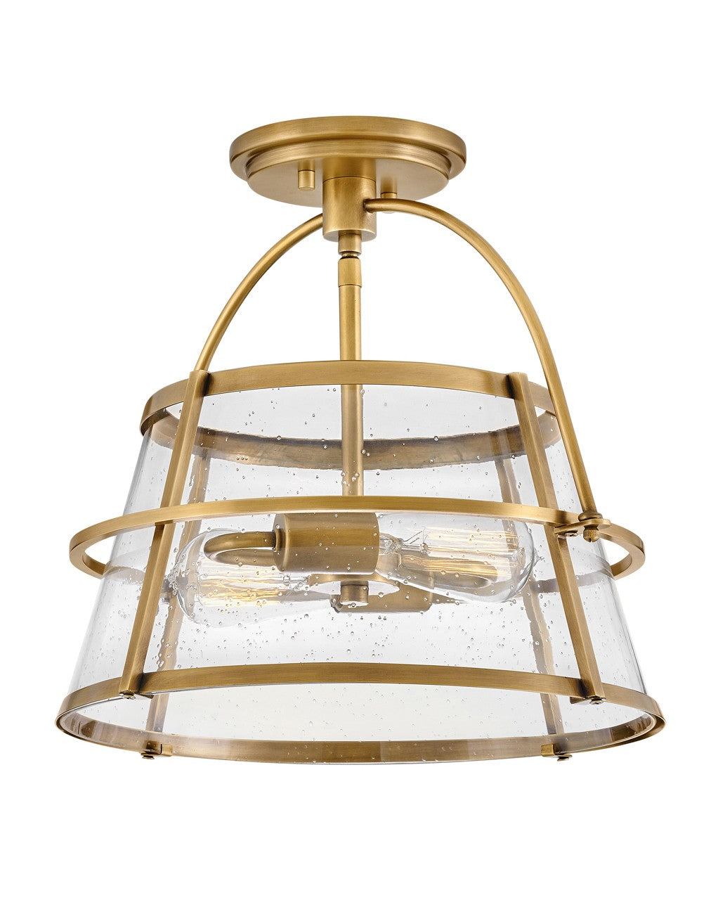 Hinkley - 38111HB-HB - LED Semi-Flush Mount - Tournon - Heritage Brass