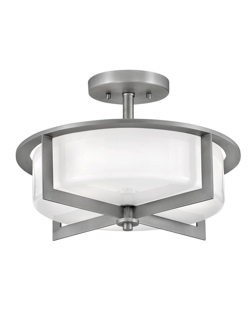 Hinkley - 42033AN - LED Semi-Flush Mount - Baxley - Antique Nickel