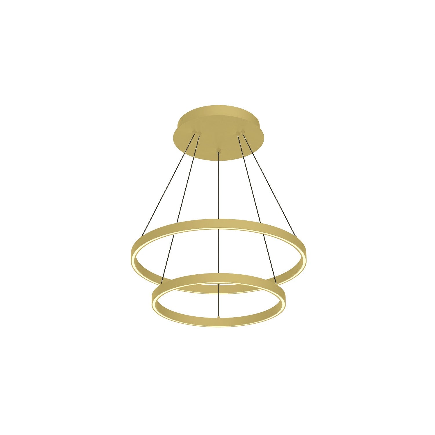 Kuzco Lighting - CH87824-BG - LED Chandelier - Cerchio - Brushed Gold