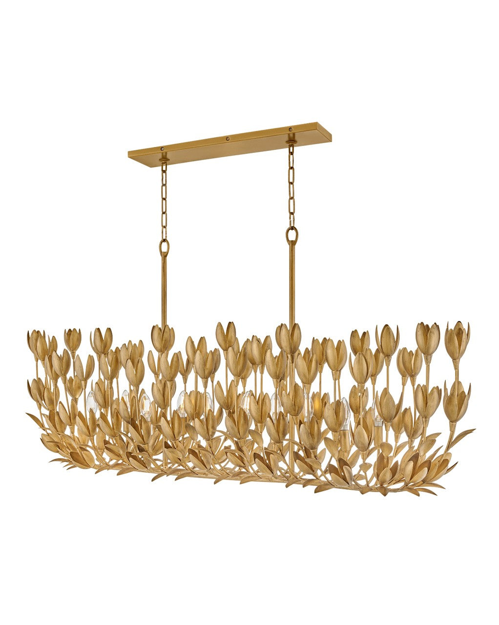 Hinkley - 30015BNG - LED Linear Pendant - Flora - Burnished Gold