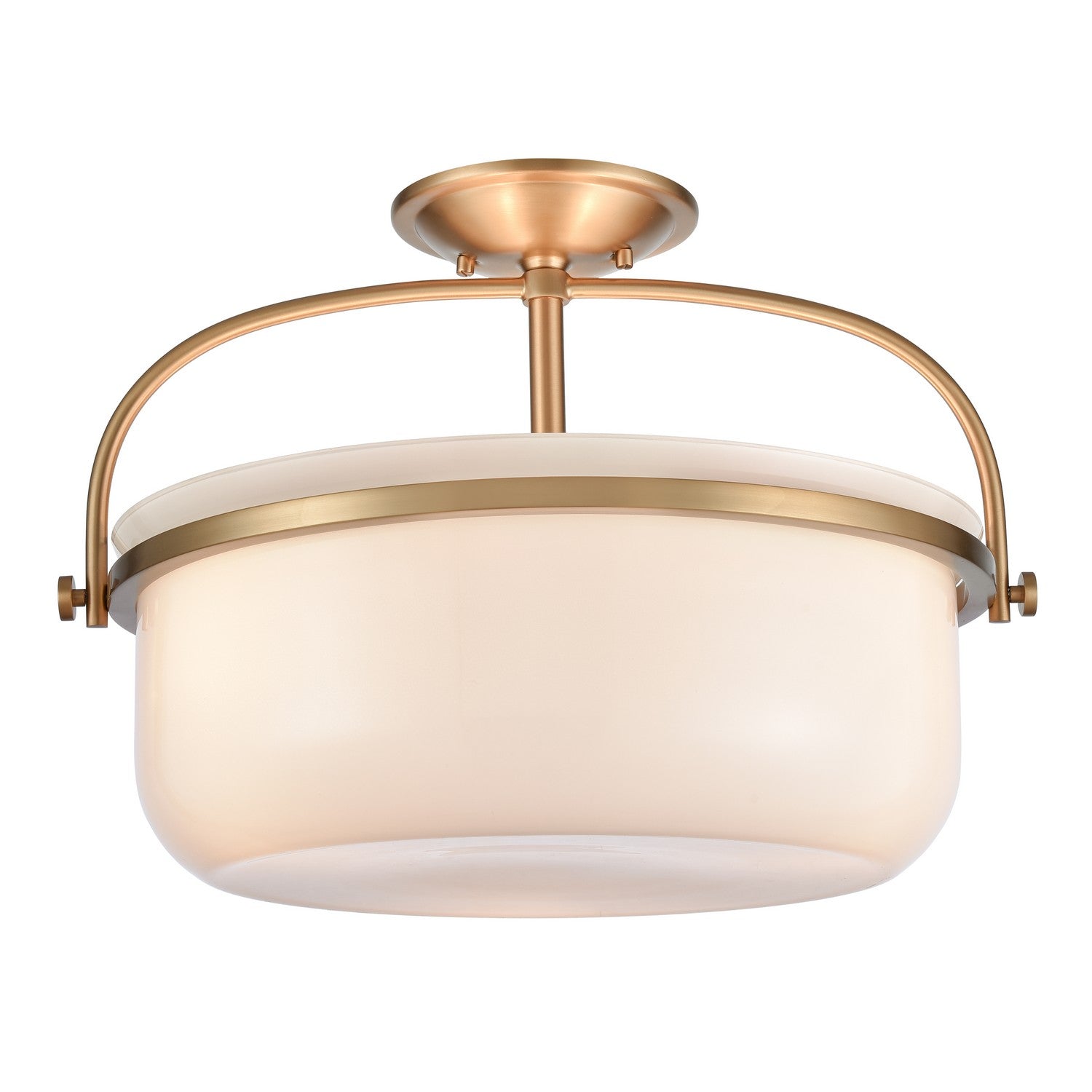 ELK Home - 89463/3 - Three Light Semi Flush Mount - Wentworth - Brushed Gold