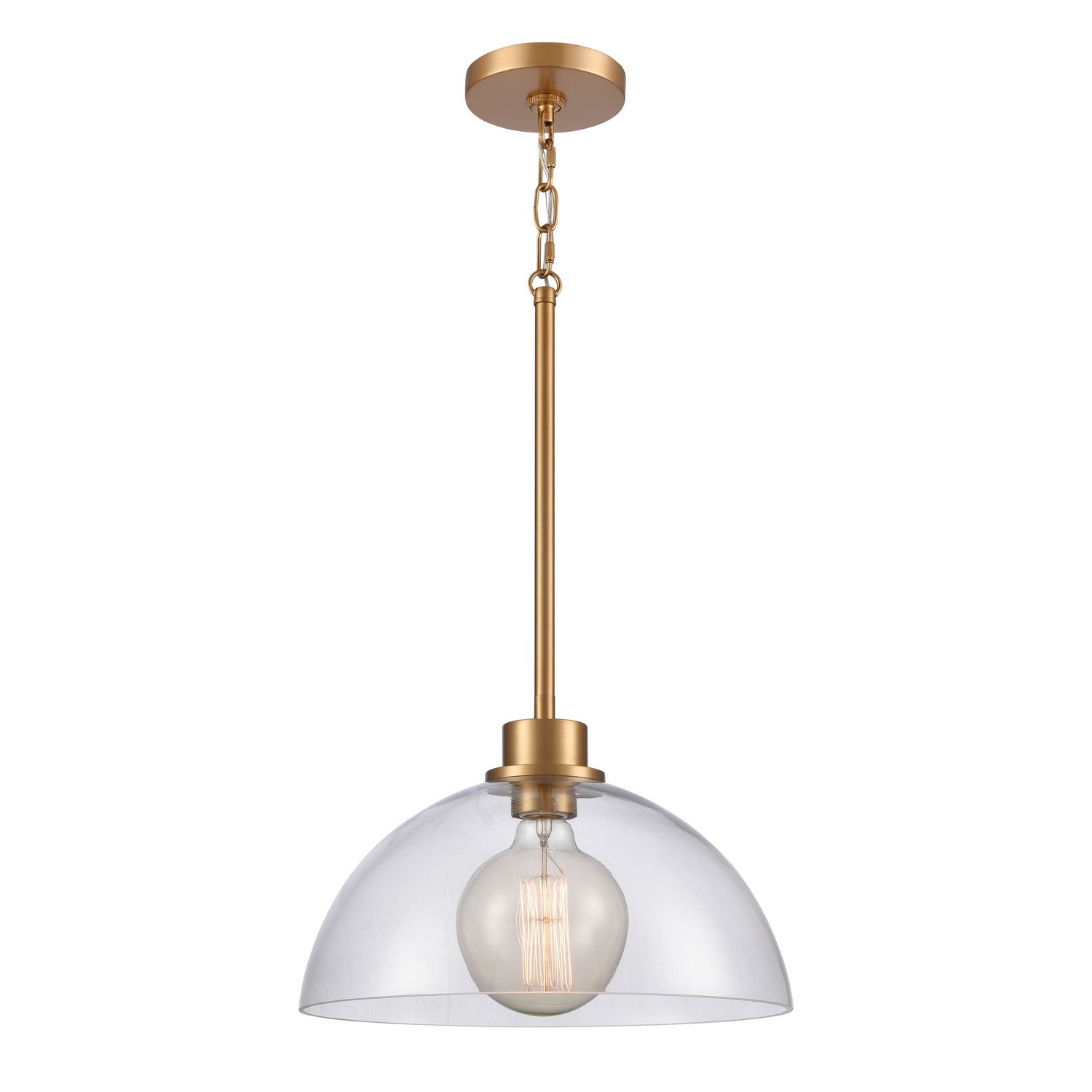 ELK Home - 89915/1 - One Light Pendant - Julian - Brushed Gold