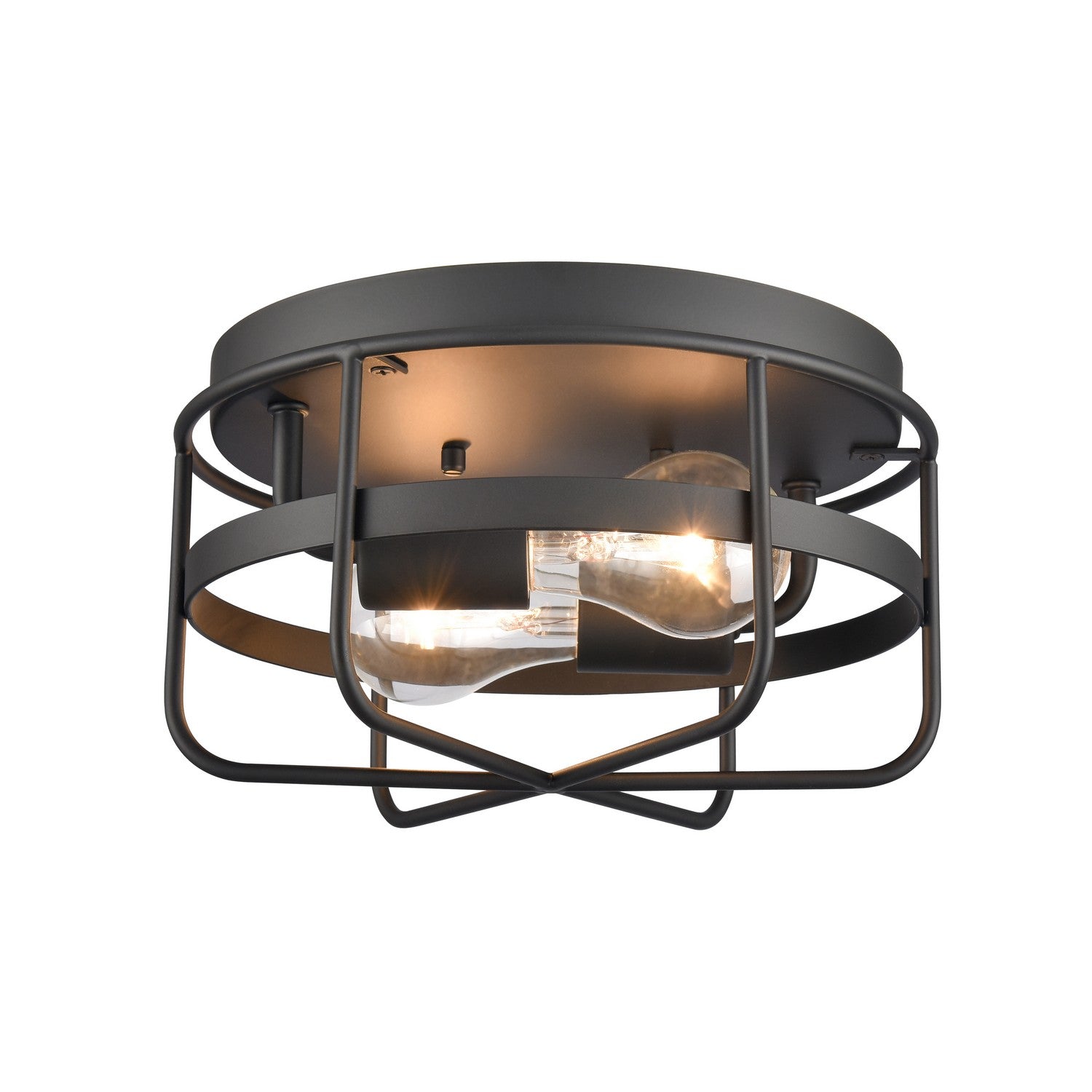 ELK Home - EC89674/2 - Two Light Flush Mount - Gael - Matte Black