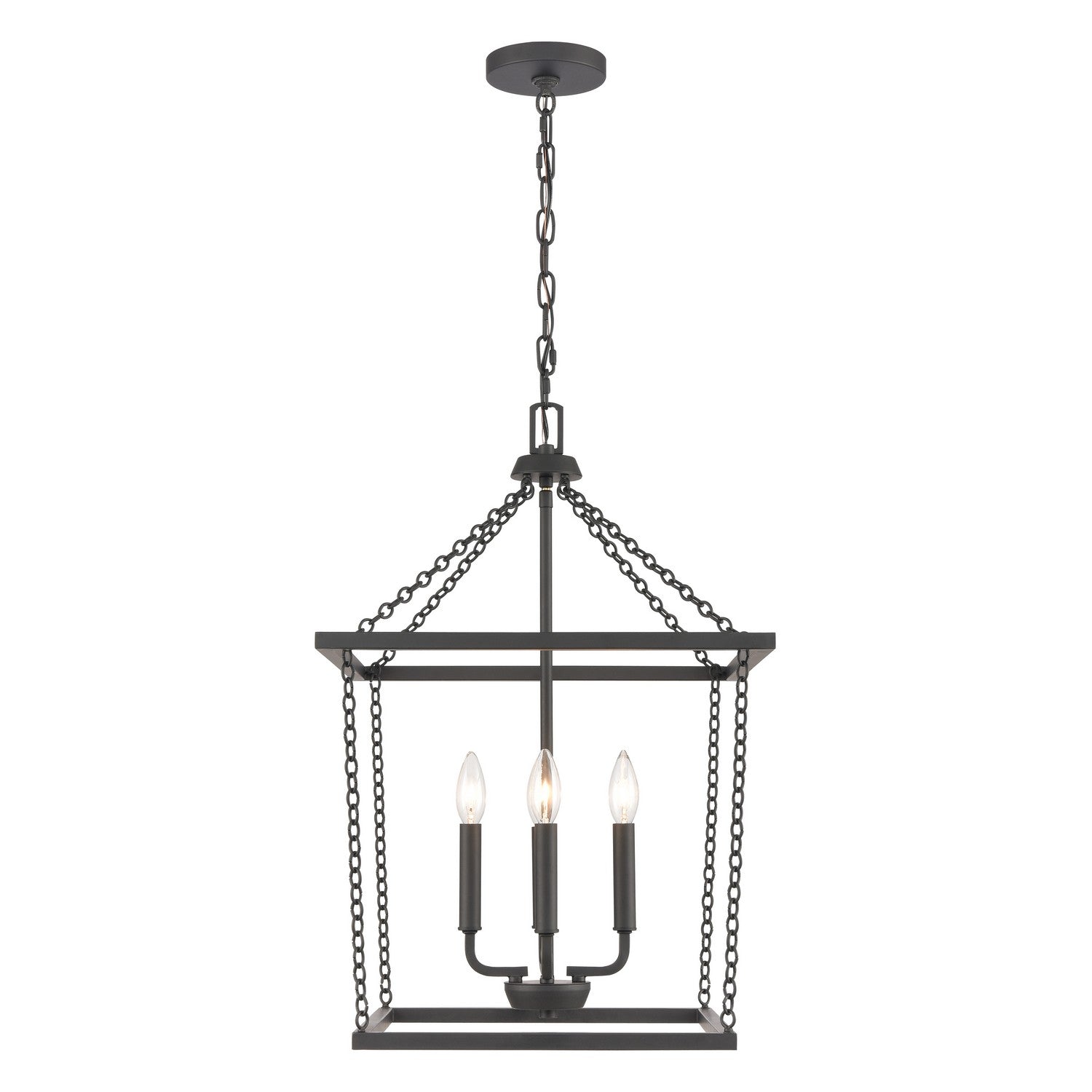 ELK Home - EC89804/4 - Four Light Pendant - Emmett - Matte Black