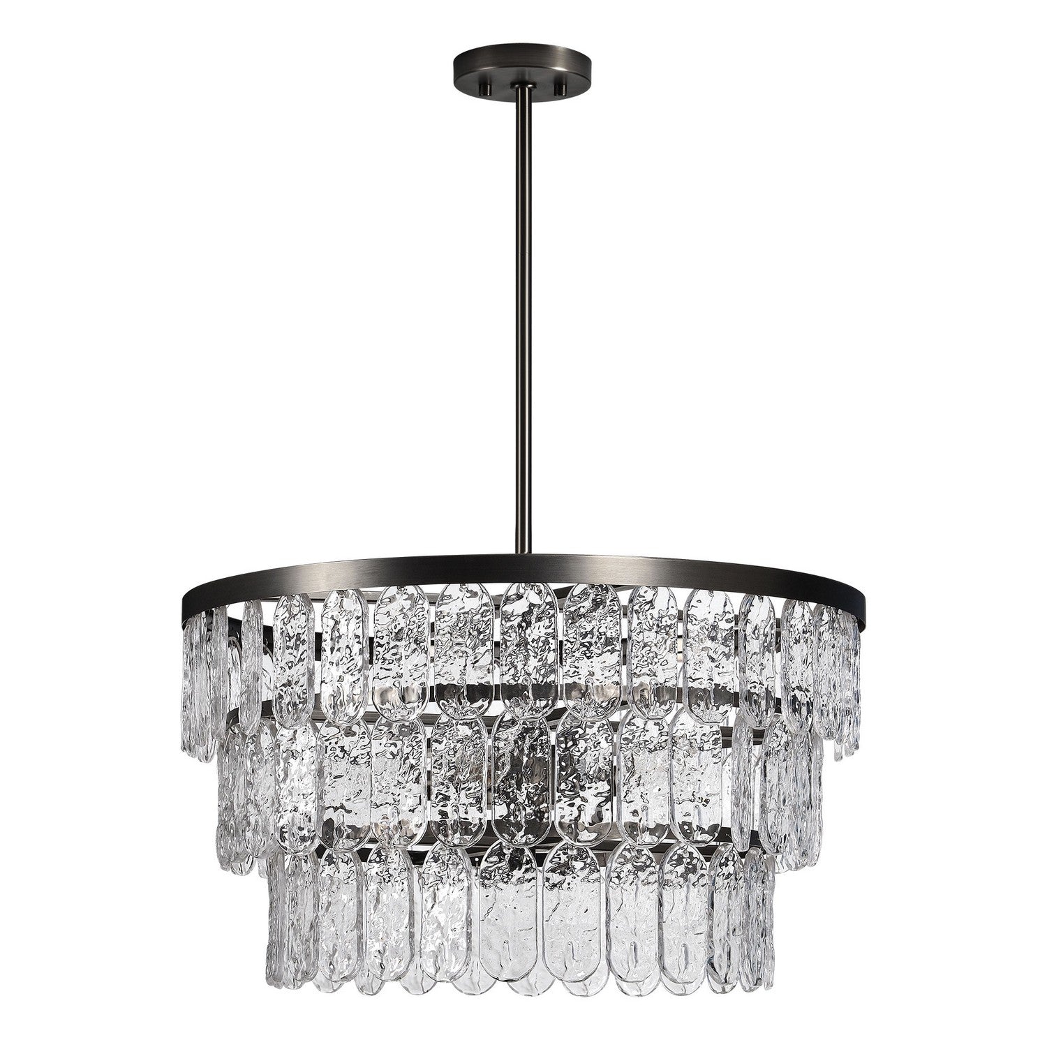 Renwil - LPC4418 - Four Light Ceiling Fixture - Solaris - Gunmetal