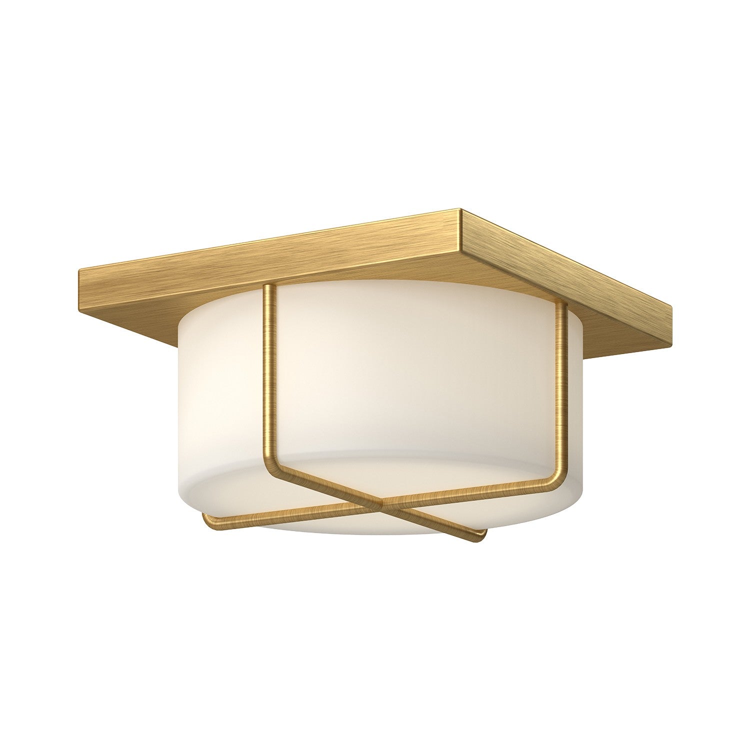 Kuzco Lighting - FM45910-BG/OP - LED Flush Mount - Regalo - Brushed Gold/Opal Glass