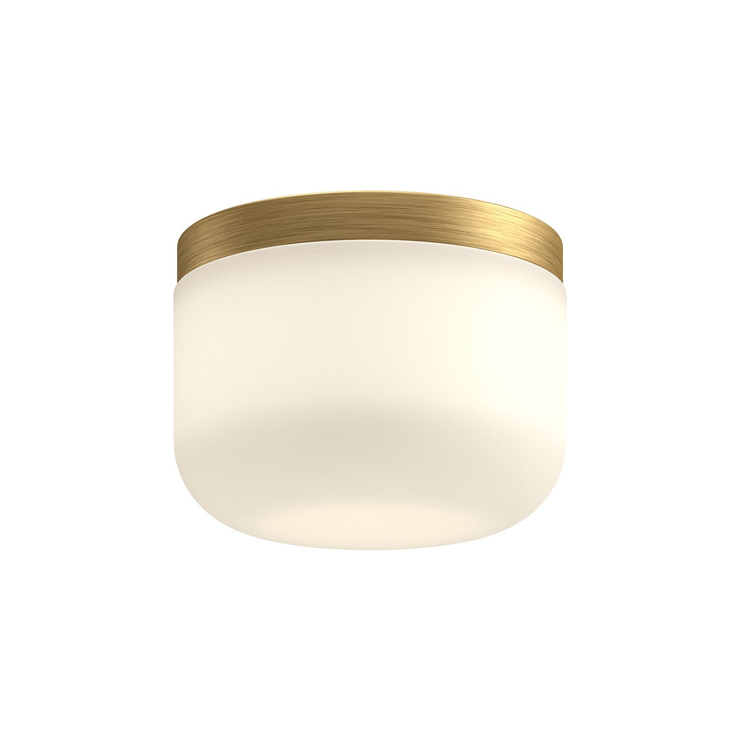 Kuzco Lighting - FM53005-BG/OP - LED Flush Mount - Mel - Brushed Gold/Opal Glass
