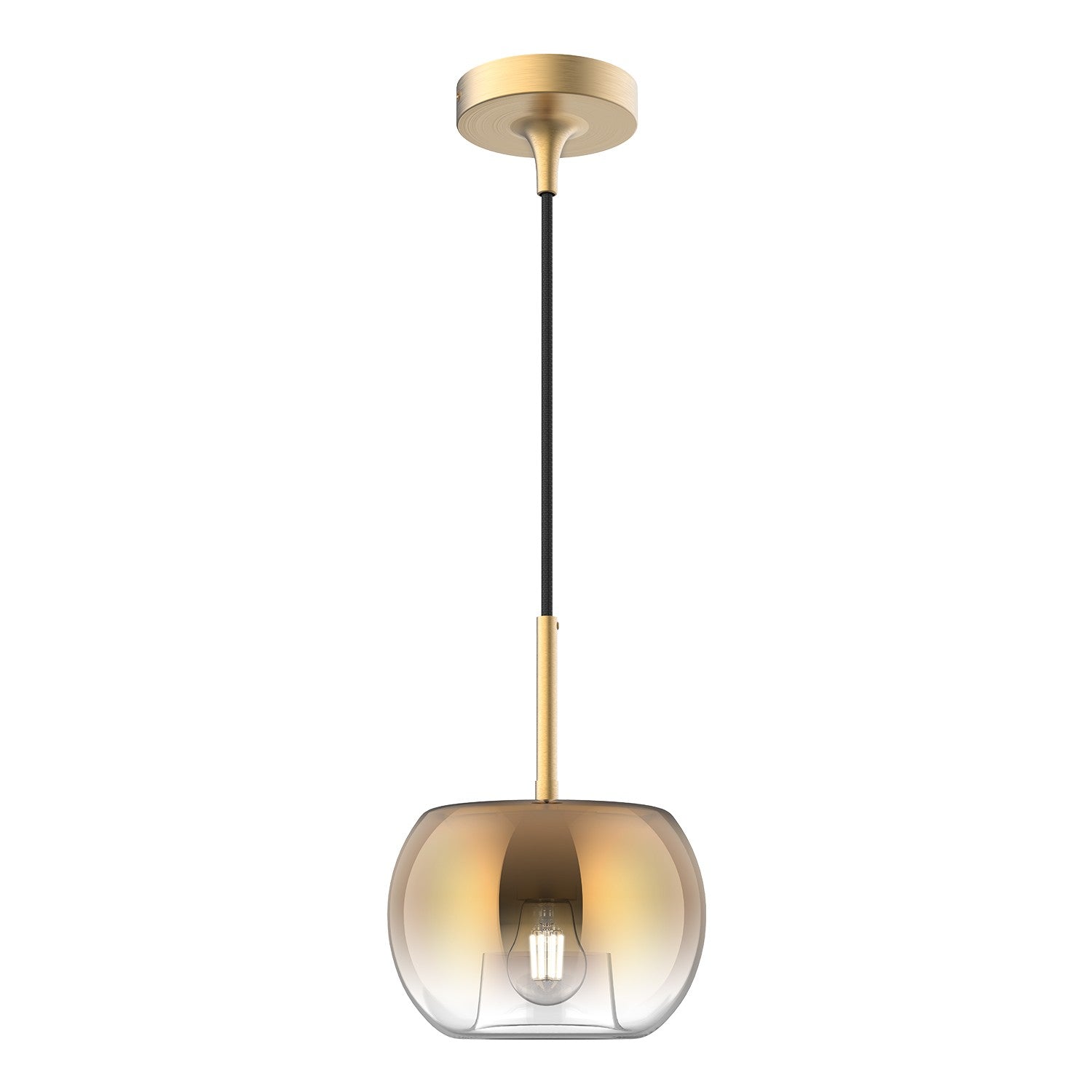 Kuzco Lighting - PD57508-BG/CP - One Light Pendant - Samar - Brushed Gold/Copper