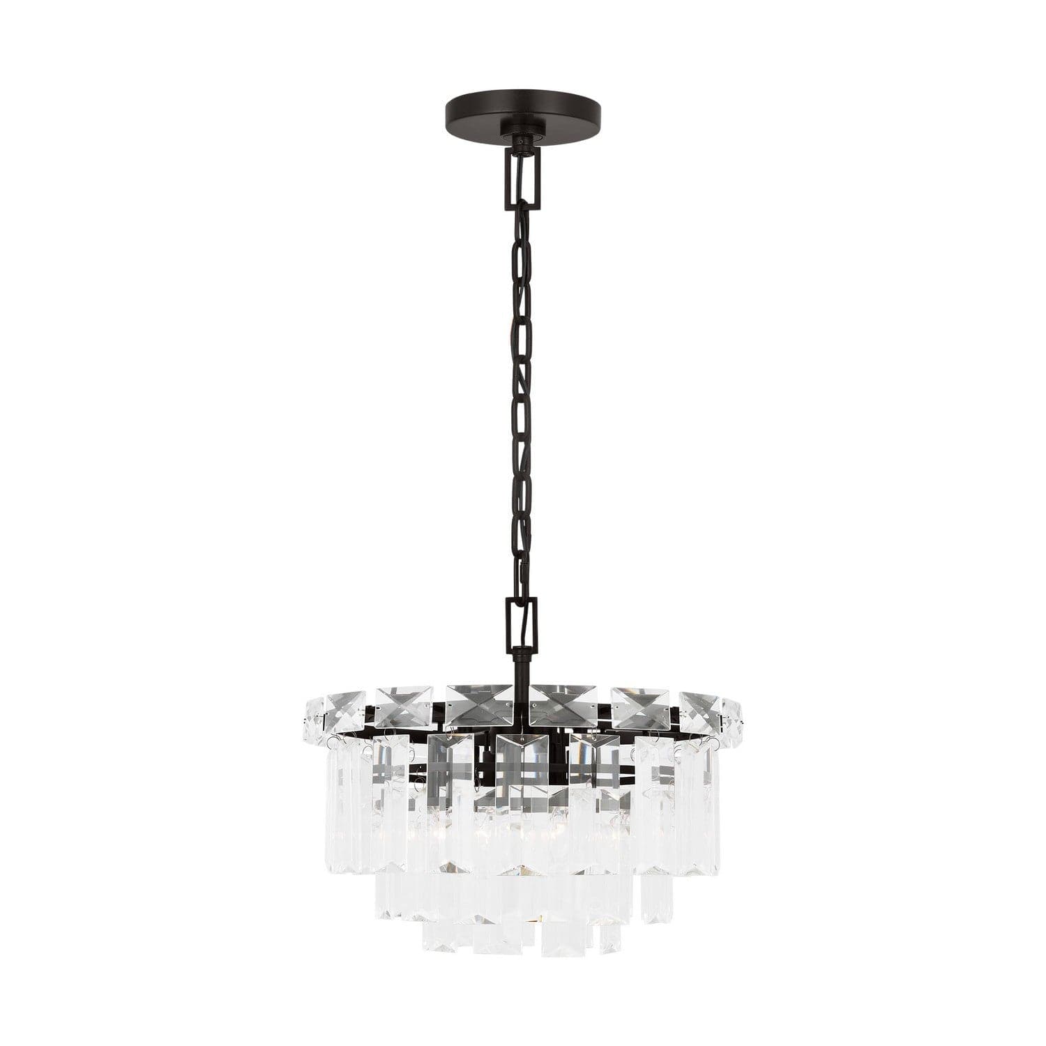 Visual Comfort Studio - CC1254AI - Four Light Chandelier - Arden - Aged Iron