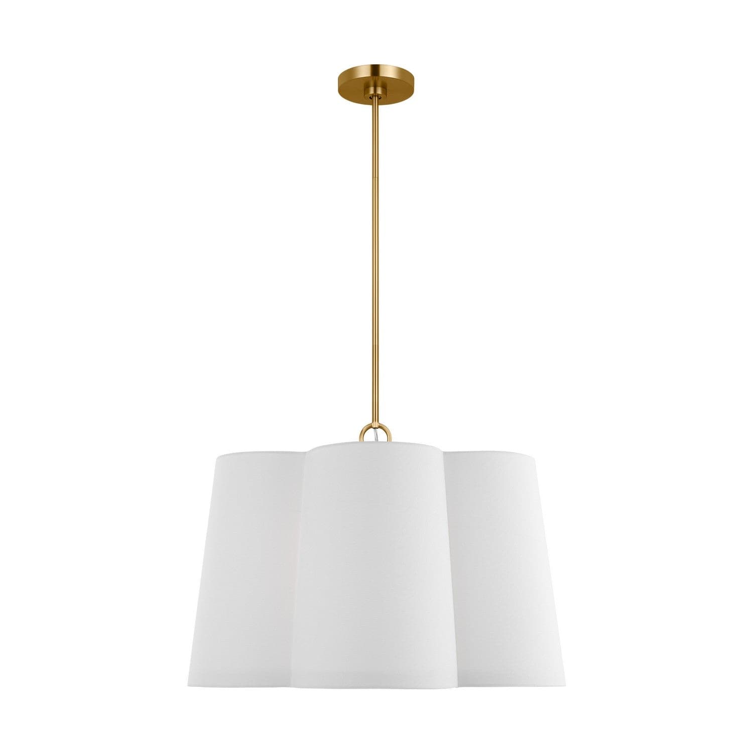 Visual Comfort Studio - KSP1094BBS - Four Light Pendant - Bronte - Burnished Brass