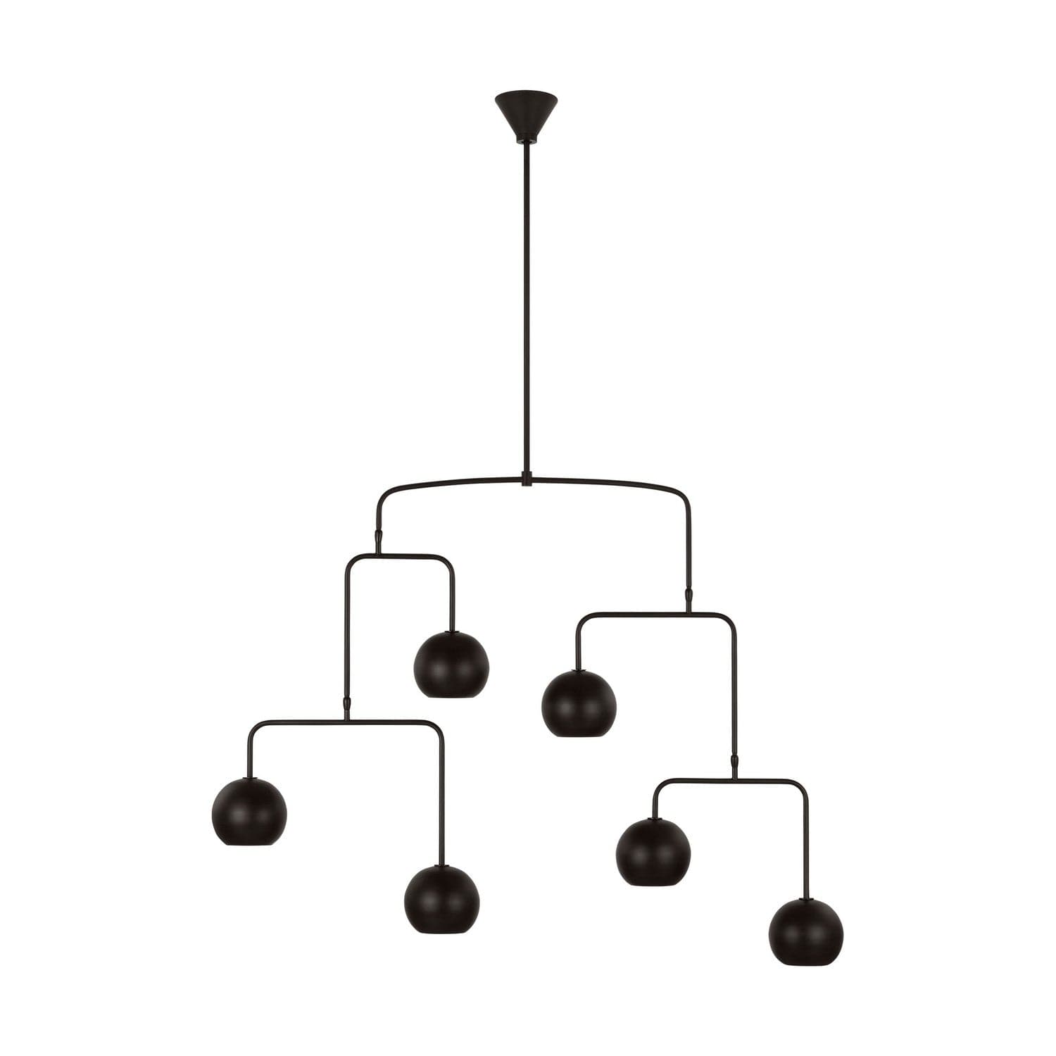 Visual Comfort Studio - LXC1026AI - Six Light Chandelier - Chaumont - Aged Iron