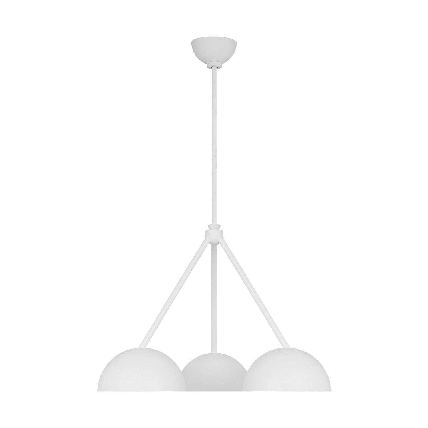 Visual Comfort Studio - LXC1043CPST - Three Light Chandelier - Beaunay - Cast Plaster