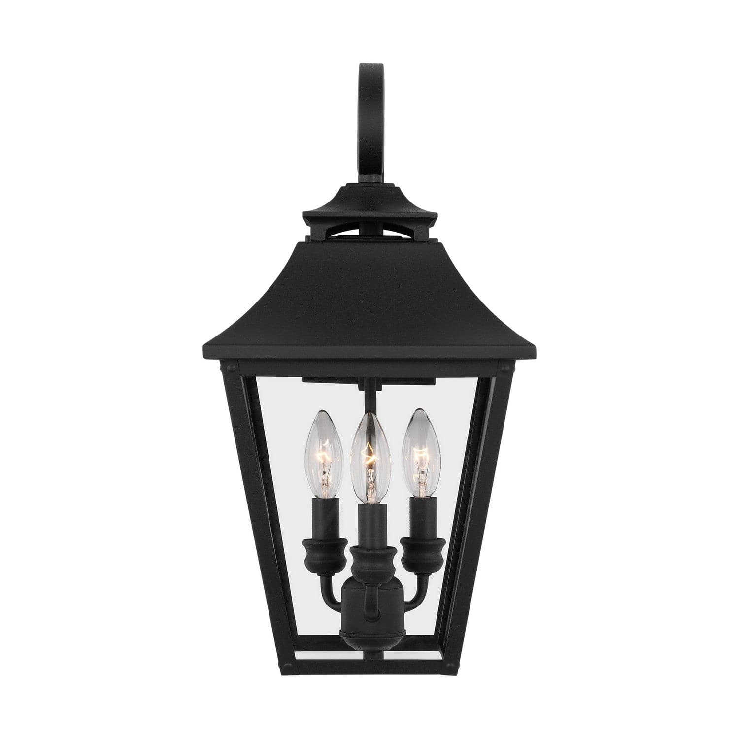 Visual Comfort Studio - OL14403TXB - Three Light Outdoor Wall Sconce - Galena - Textured Black