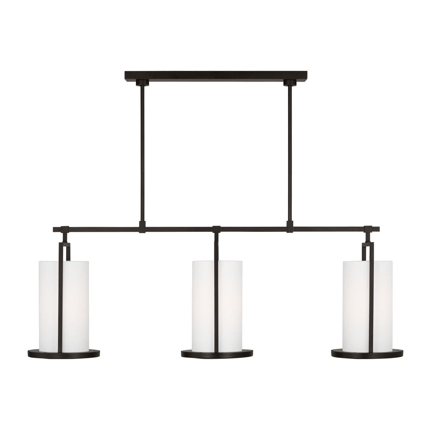 Visual Comfort Studio - TFC1053AI - Three Light Chandelier - Sherwood - Aged Iron