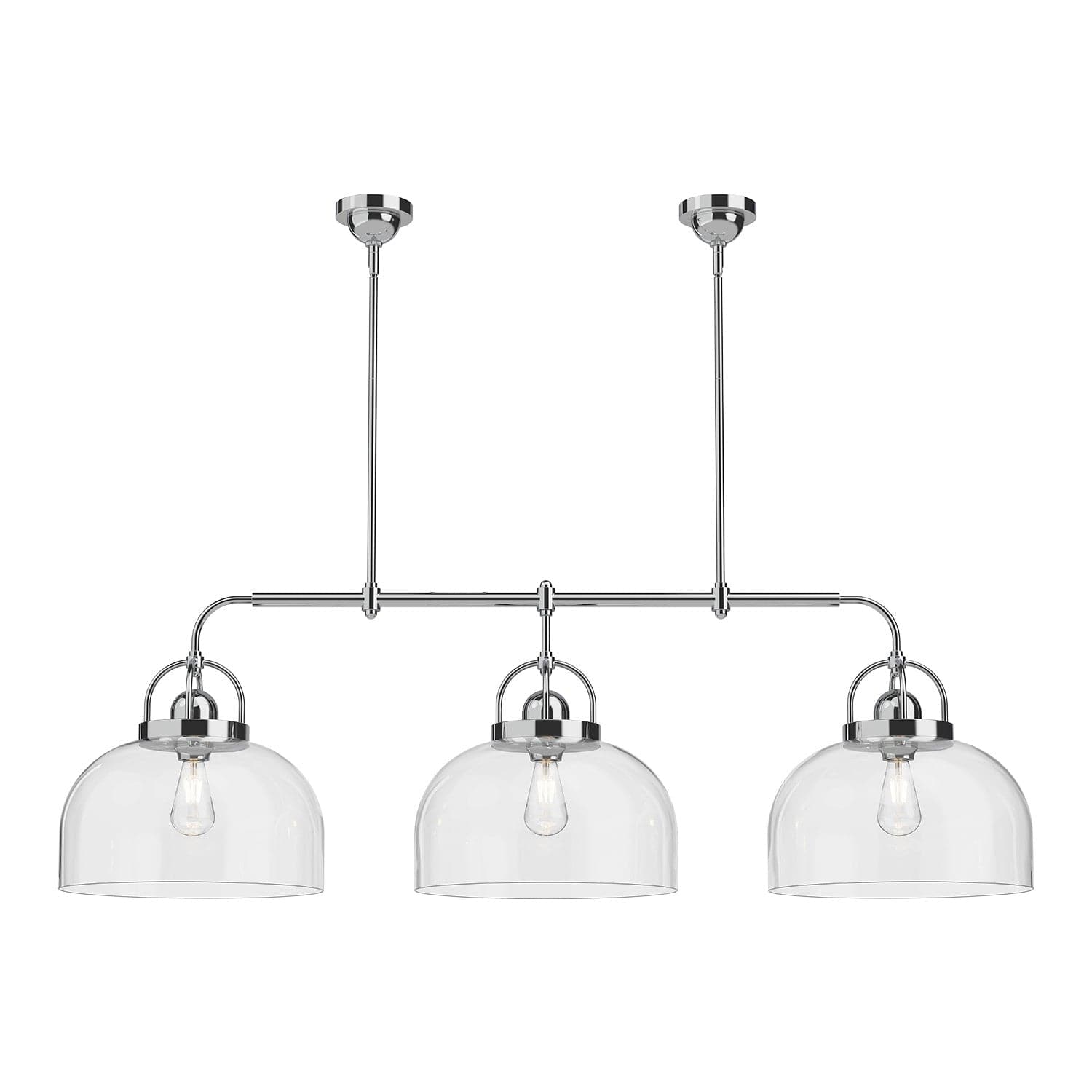 Alora - LP461155CH - Three Light Linear Pendant - Lancaster - Chrome