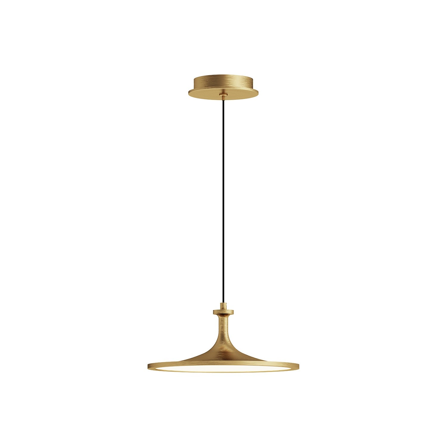 Alora - PD418012BG - LED Pendant - Issa - Brushed Gold