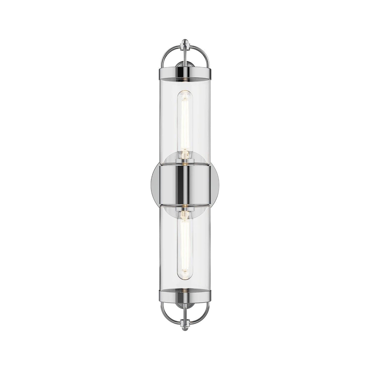 Alora - WV461102CH - Two Light Wall Sconce - Lancaster - Chrome