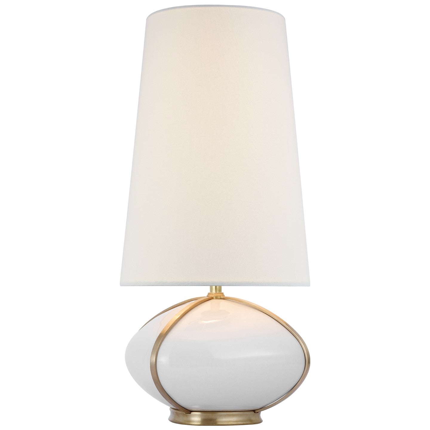 Visual Comfort Signature - CD 3605IVO/SB-L - LED Table Lamp - Fondant - Ivory and Soft Brass