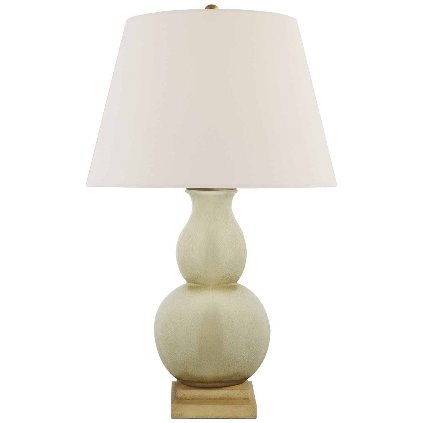 Visual Comfort Signature - CHA 8613TS-L - One Light Table Lamp - Gourd Form - Tea Stain Crackle