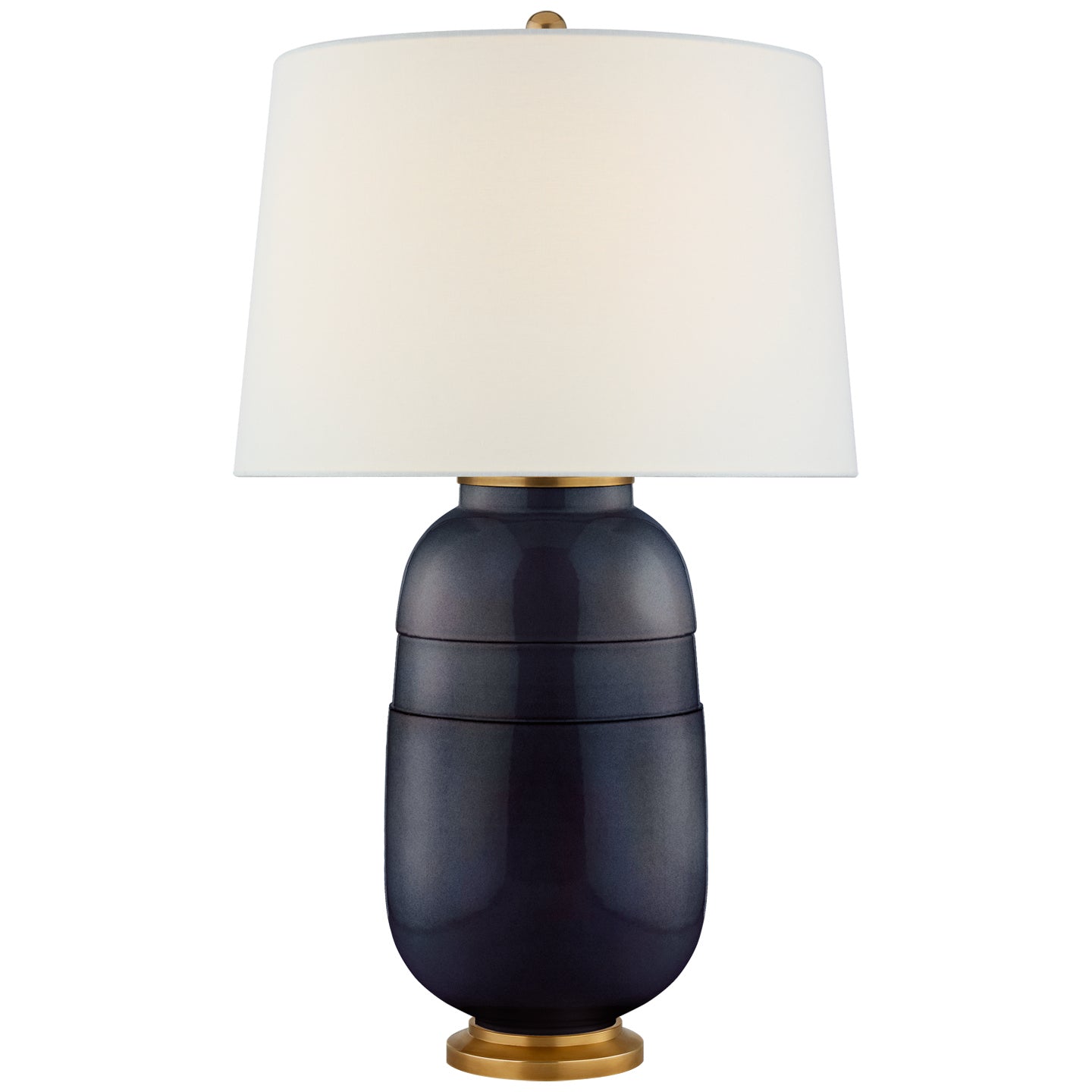 Visual Comfort Signature - CS 3622MBB-L - One Light Table Lamp - Newcomb - Mixed Blue Brown