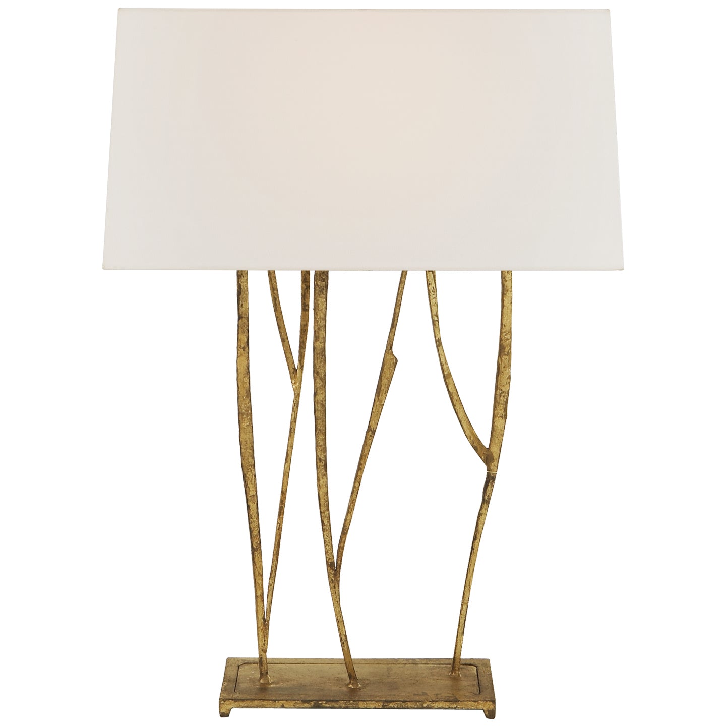 Visual Comfort Signature - S 3051GI-L - Two Light Console Lamp - Aspen - Gilded Iron