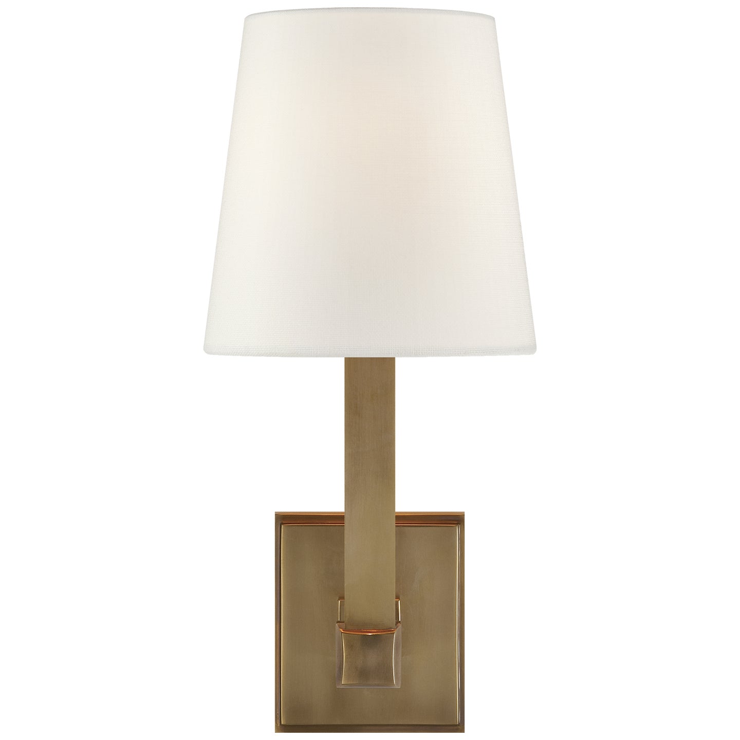 Visual Comfort Signature - SL 2819HAB-L - One Light Wall Sconce - Square Tube - Hand-Rubbed Antique Brass