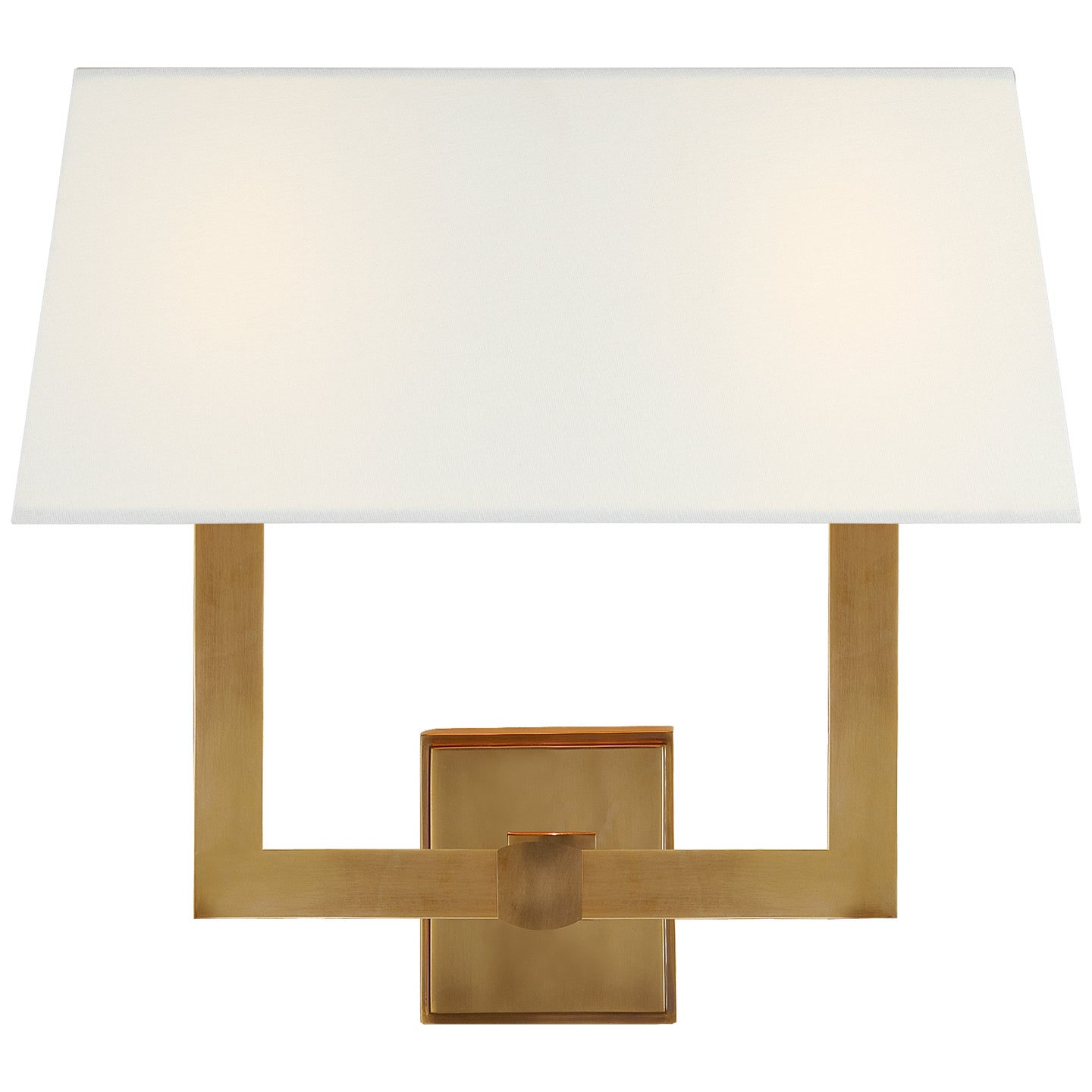 Visual Comfort Signature - SL 2820HAB-L2 - Two Light Wall Sconce - Square Tube - Hand-Rubbed Antique Brass