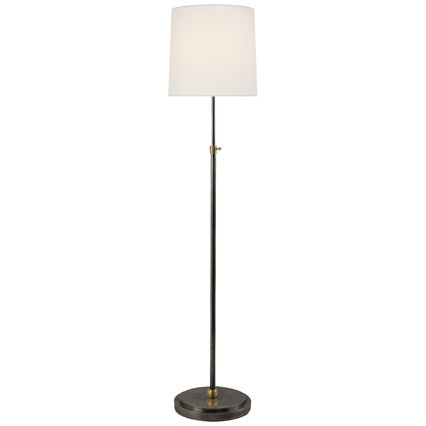 Visual Comfort Signature - TOB 1002BZ/HAB-L - One Light Floor Lamp - Bryant - Bronze and Hand-Rubbed Antique Brass