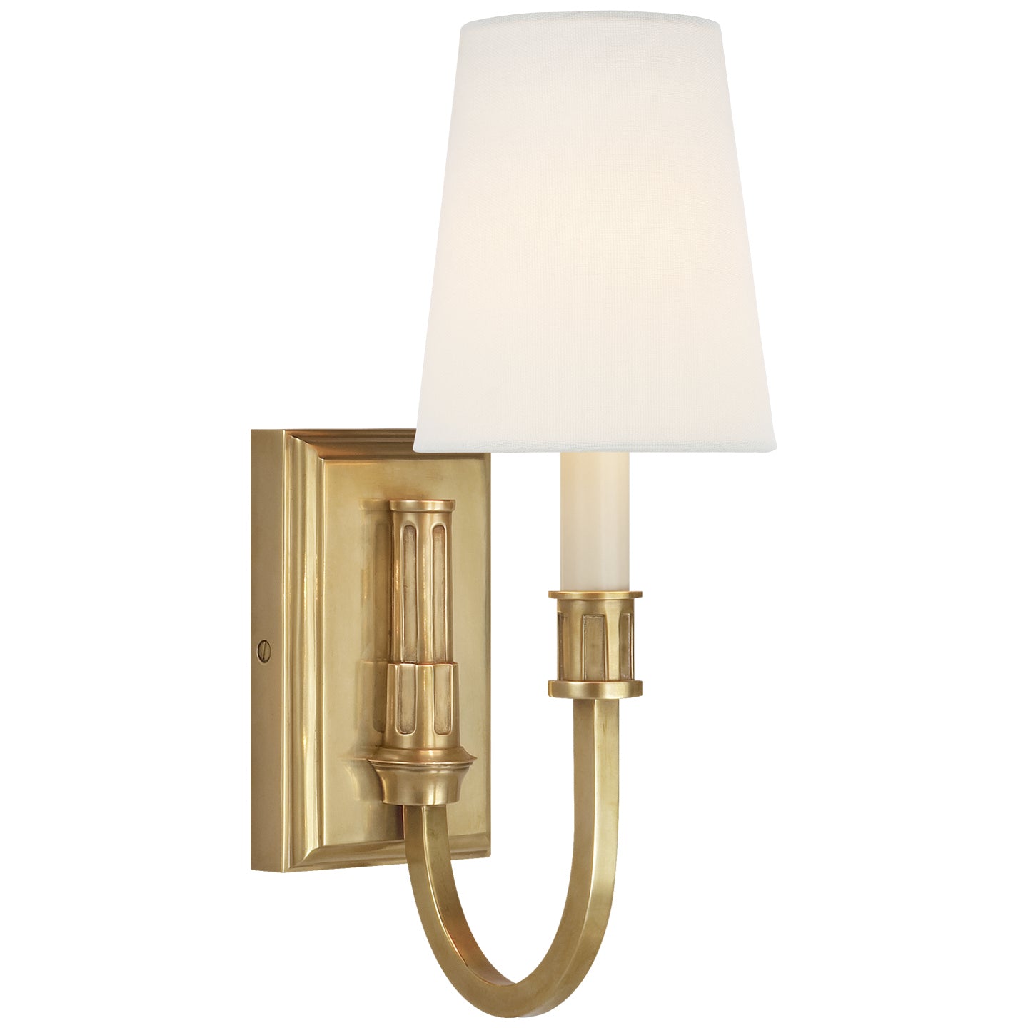 Visual Comfort Signature - TOB 2327HAB-L - One Light Wall Sconce - Modern Library - Hand-Rubbed Antique Brass