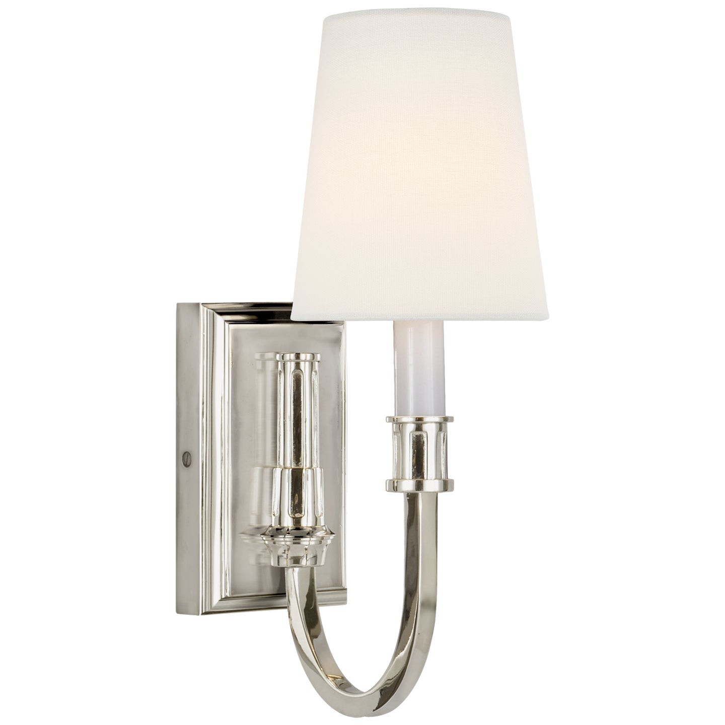 Visual Comfort Signature - TOB 2327PN-L - One Light Wall Sconce - Modern Library - Polished Nickel