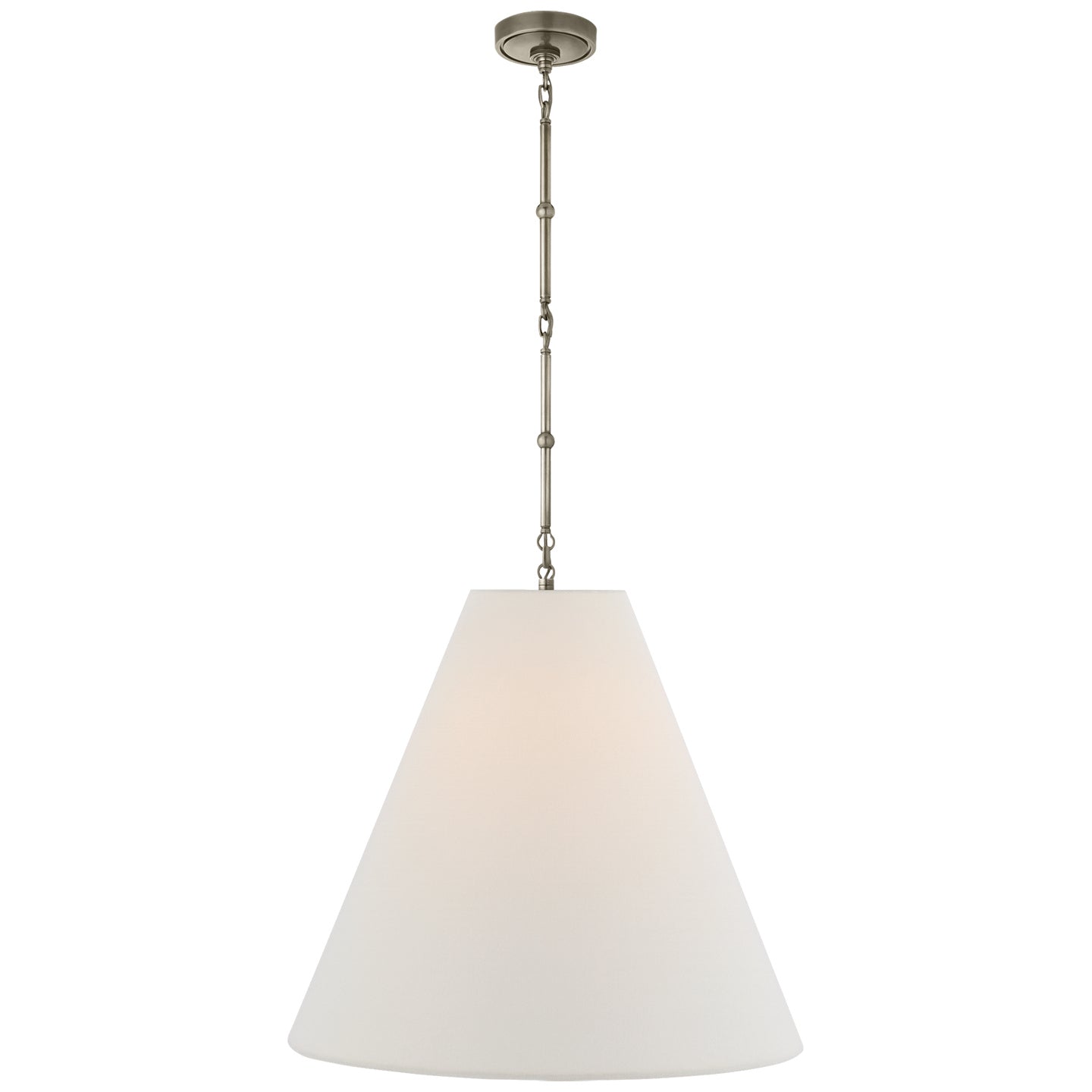 Visual Comfort Signature - TOB 5014AN-L - Two Light Hanging Lantern - Goodman - Antique Nickel